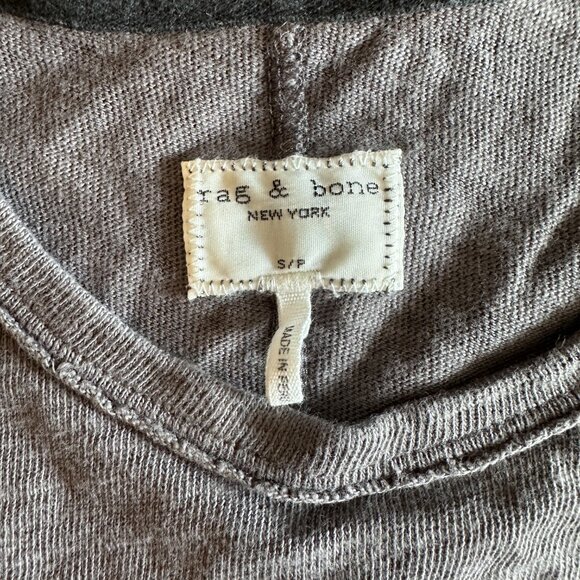 Men's Rag & Bone Gray T-Shirt - Size S - Picture 2 of 7
